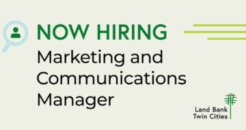 Now Hiring Marketing and Communications Manager.