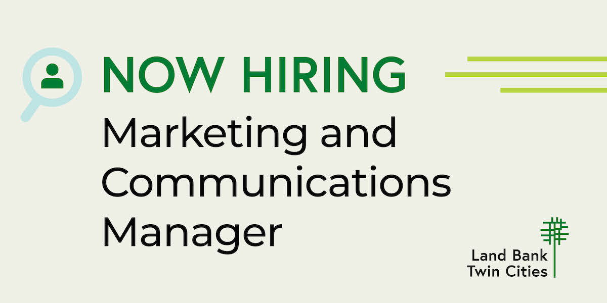 Now Hiring Marketing and Communications Manager.